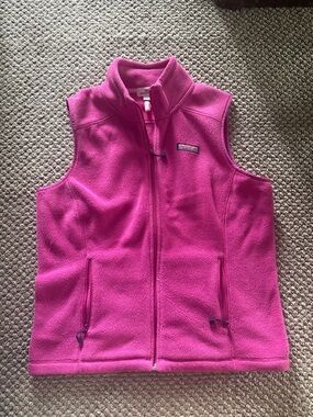 Pink Vineyard Vines Fleece Vest